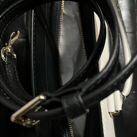 Kate Spade NWT Style#WKRU4257 Satchel Grove Street Caley| Black/Cement Authentic - Picture 9 of 11